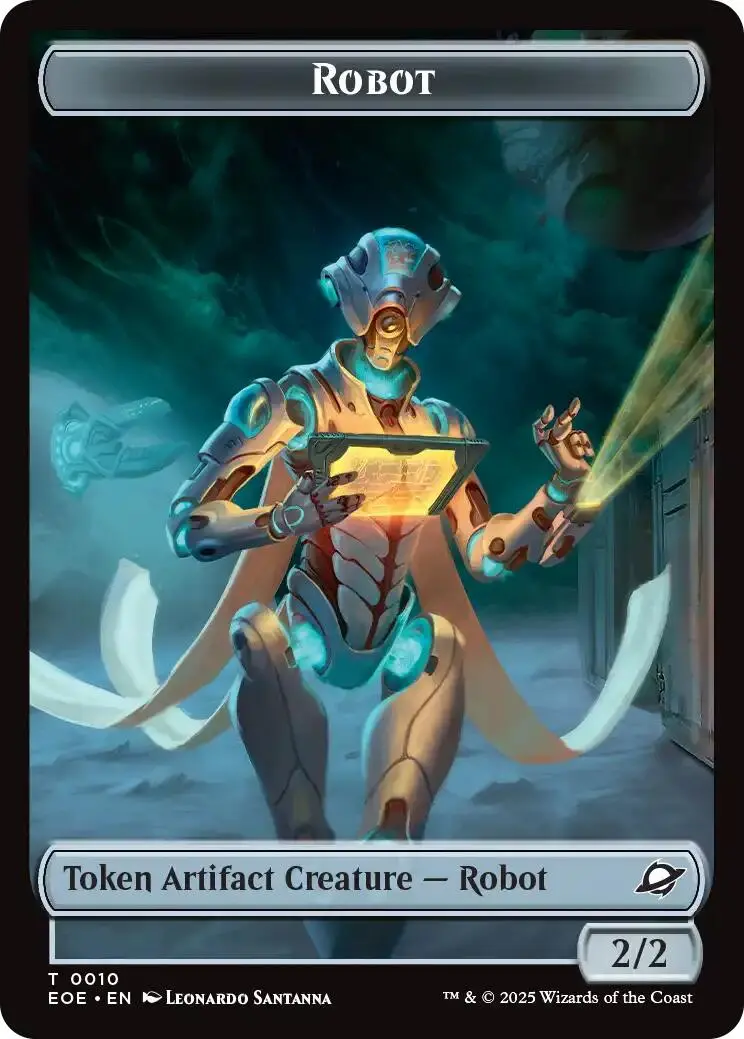 Robot // Lander (0005) Double-Sided Token [Edge Of Eternities Tokens] 1