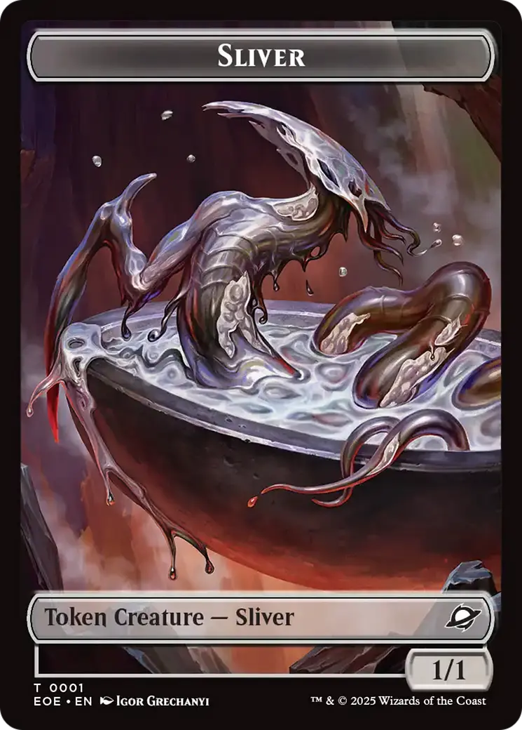 Robot // Sliver Double-Sided Token [Edge Of Eternities Tokens] 1