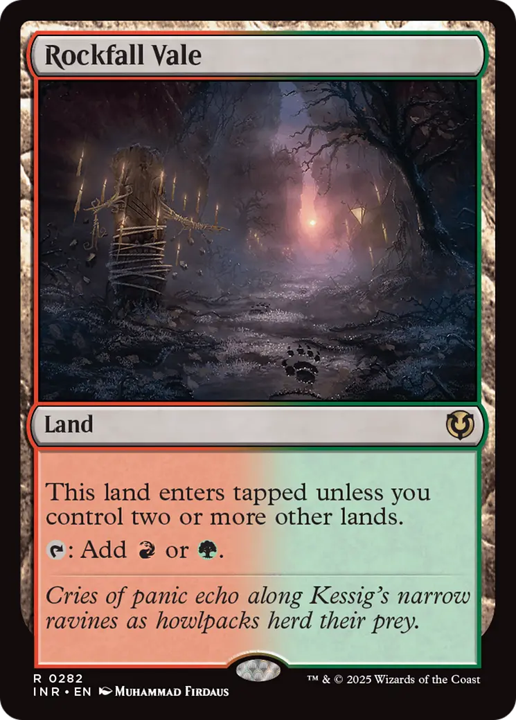 Rockfall Vale [Innistrad Remastered] 1