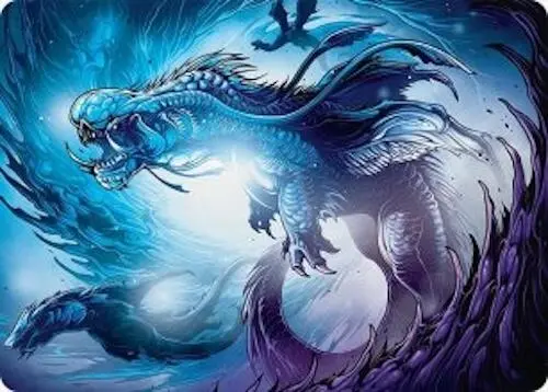 Roiling Dragonstorm Art Card (33/54) [Tarkir: Dragonstorm Art Series] 1