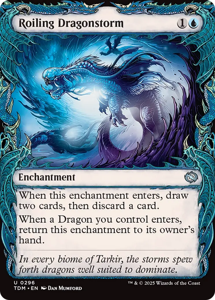 Roiling Dragonstorm (Showcase) [Tarkir: Dragonstorm] 1