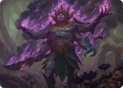 Rot-Curse Rakshasa Art Card (13/54) [Tarkir: Dragonstorm Art Series] 1