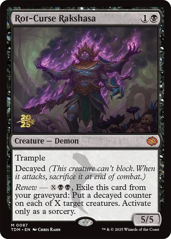 Rot-Curse Rakshasa [Tarkir: Dragonstorm Prerelease Promos] 1