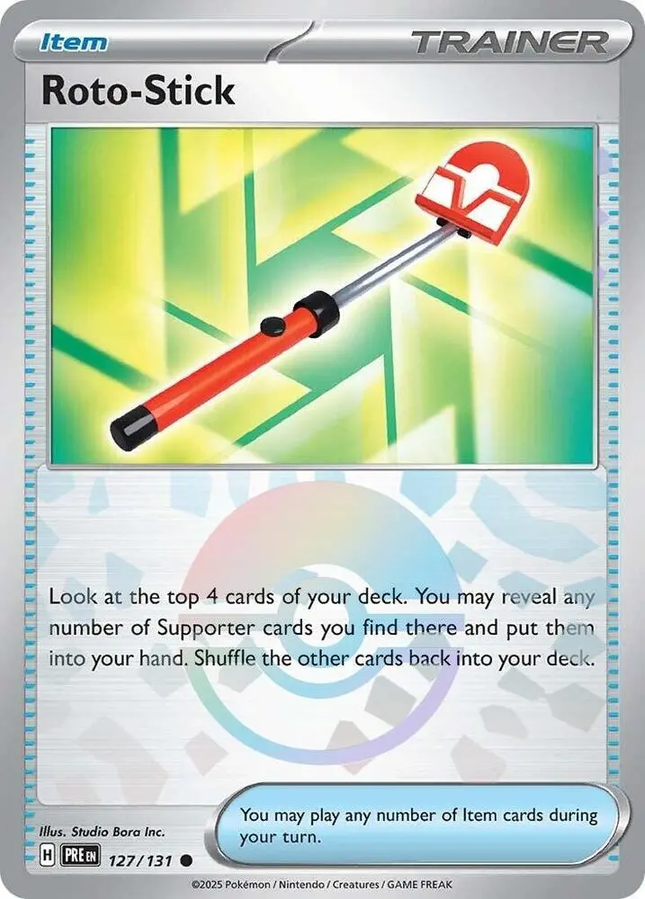 Roto-Stick (127/131) (Poke Ball Pattern) [Scarlet & Violet: Prismatic Evolutions] 1