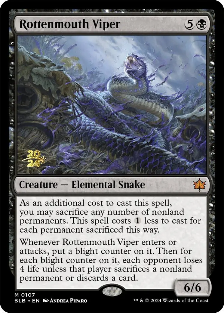 Rottenmouth Viper [Bloomburrow Prerelease Promos] 1