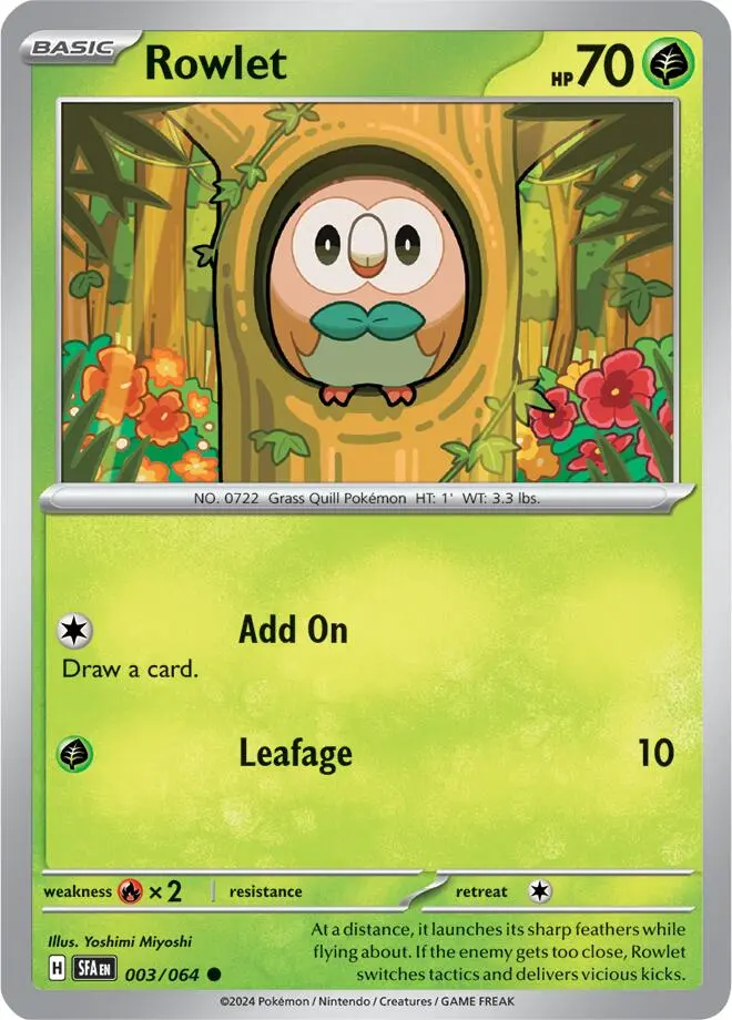 Rowlet (003/064) [Scarlet & Violet: Shrouded Fable] 1