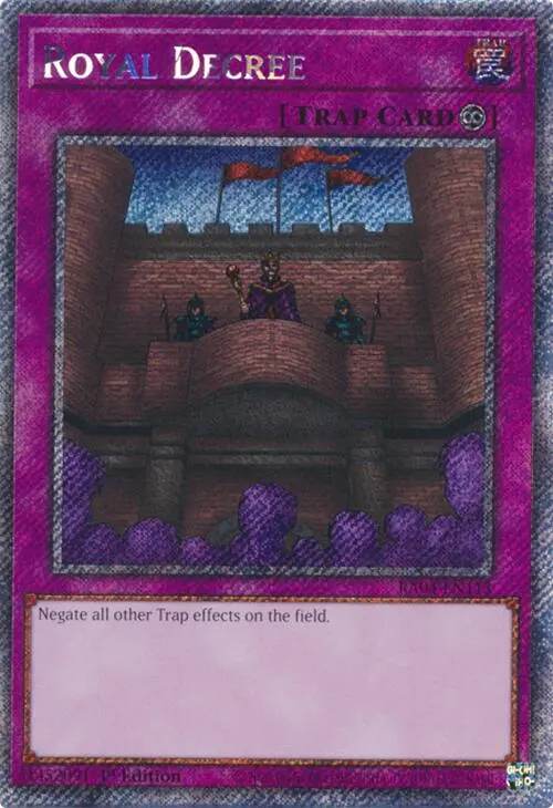 Royal Decree [Ra04-En113] Platinum Secret Rare 1