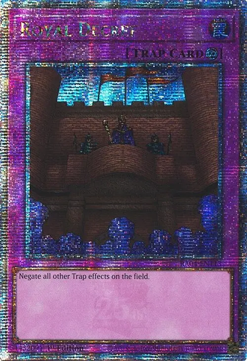 Royal Decree [Ra04-En113] Quarter Century Secret Rare 1