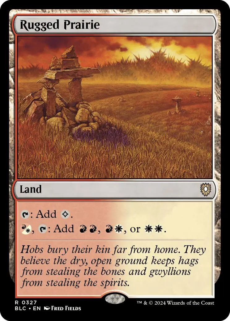 Rugged Prairie [Bloomburrow Commander] 1