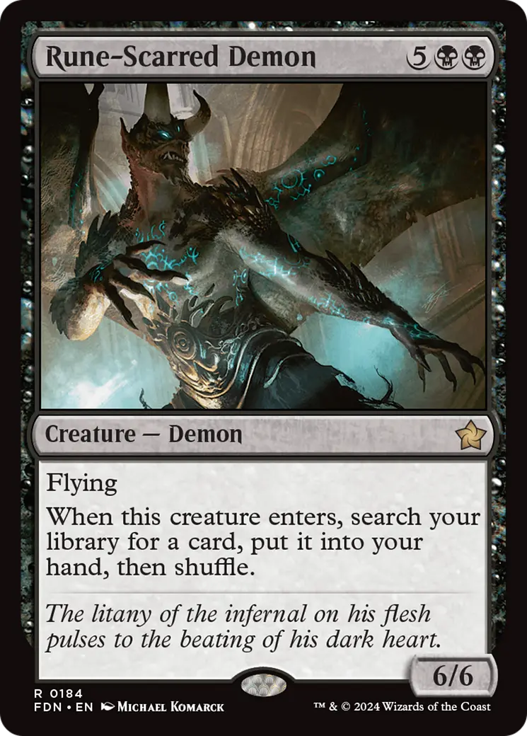 Rune-Scarred Demon [Foundations] 1