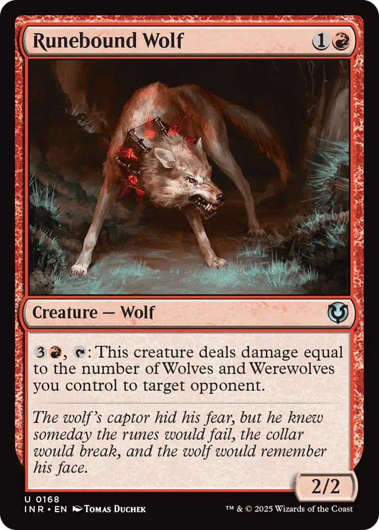 Runebound Wolf [Innistrad Remastered] 1