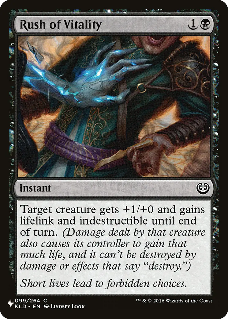 Rush Of Vitality [The List] 1