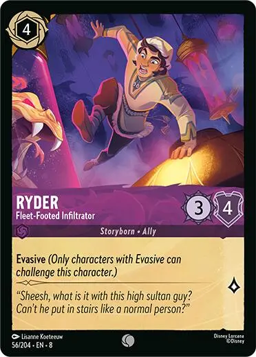 Ryder - Fleet-Footed Infiltrator (56/204) [Reign Of Jafar] 1
