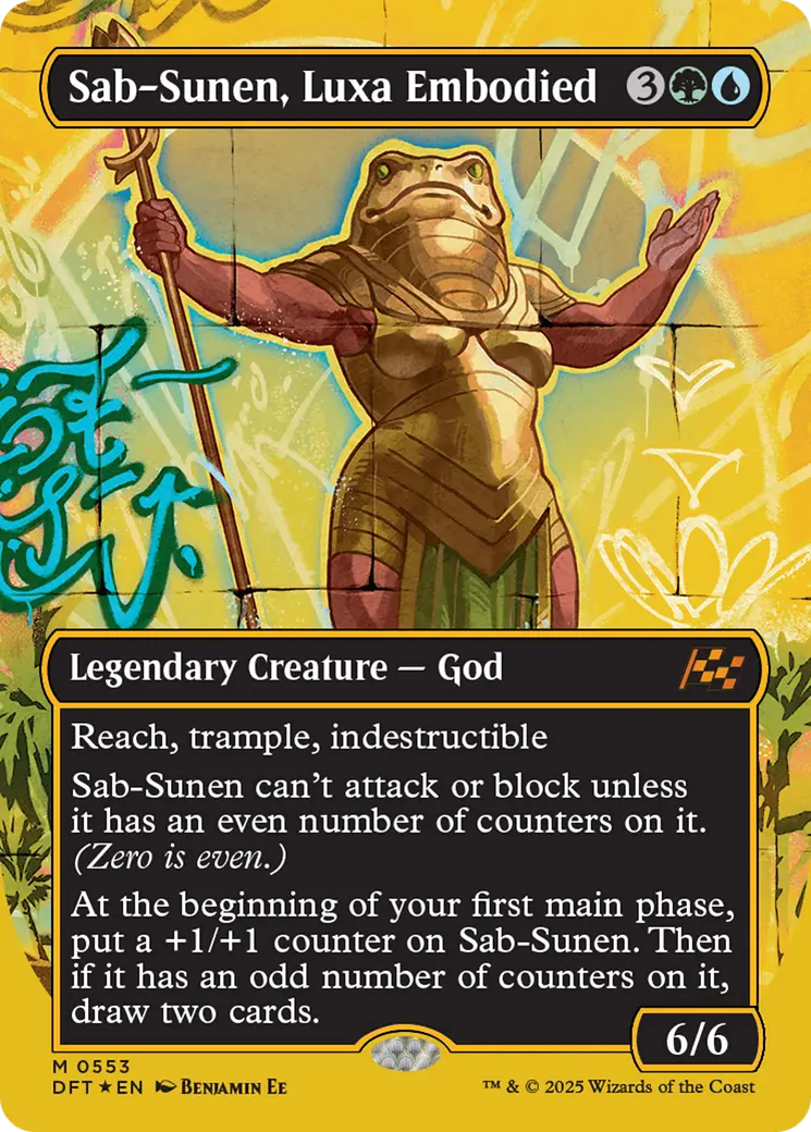 Sab-Sunen, Luxa Embodied (Borderless) (First-Place Foil) [Aetherdrift] 1