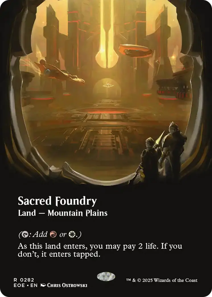 Sacred Foundry (Borderless) [Edge Of Eternities] 1
