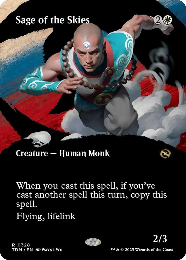 Sage Of The Skies (Borderless) [Tarkir: Dragonstorm] 1