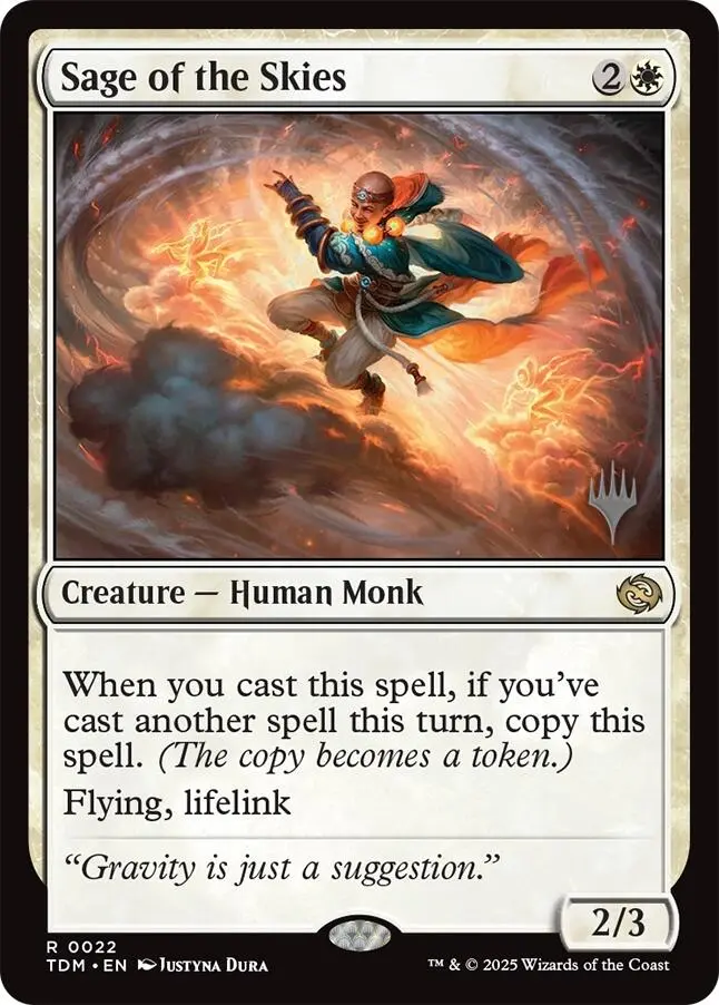 Sage Of The Skies (Promo Pack) [Tarkir: Dragonstorm Promos] 1