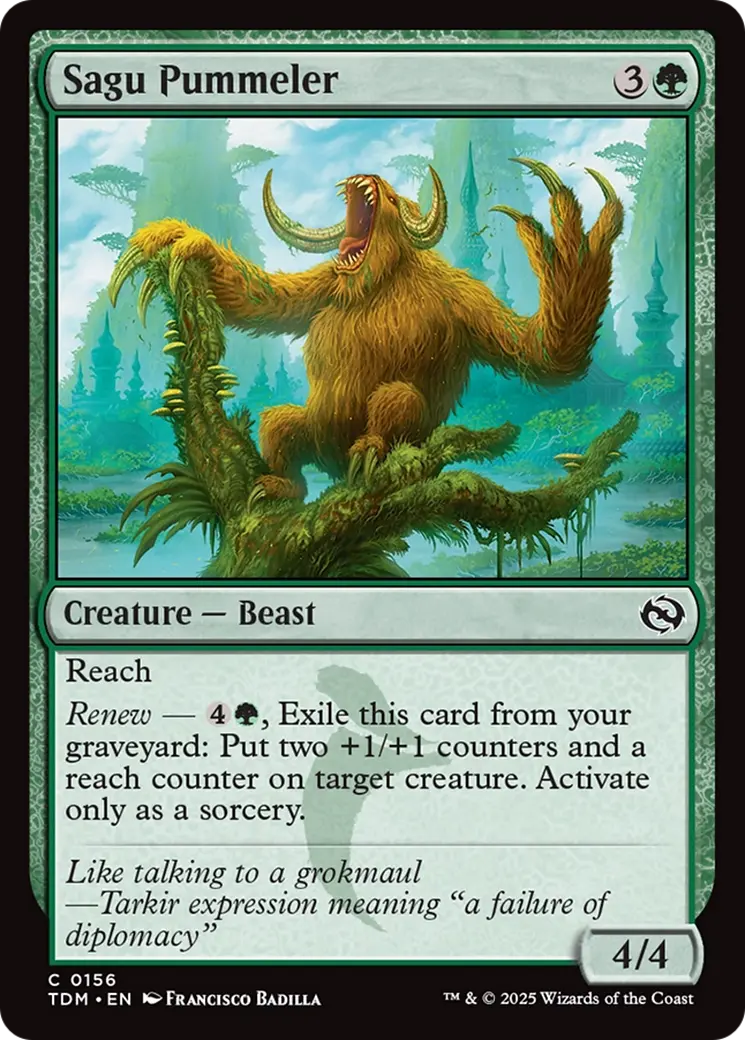 Sagu Pummeler [Tarkir: Dragonstorm] 1