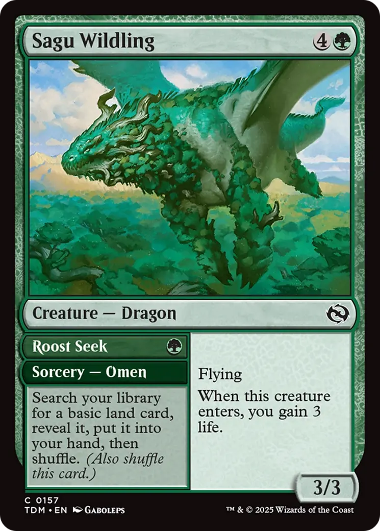 Sagu Wildling [Tarkir: Dragonstorm] 1