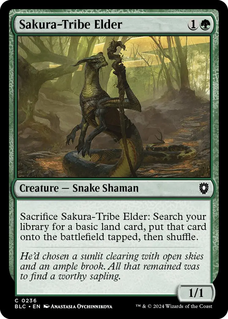 Sakura-Tribe Elder [Bloomburrow Commander] 1