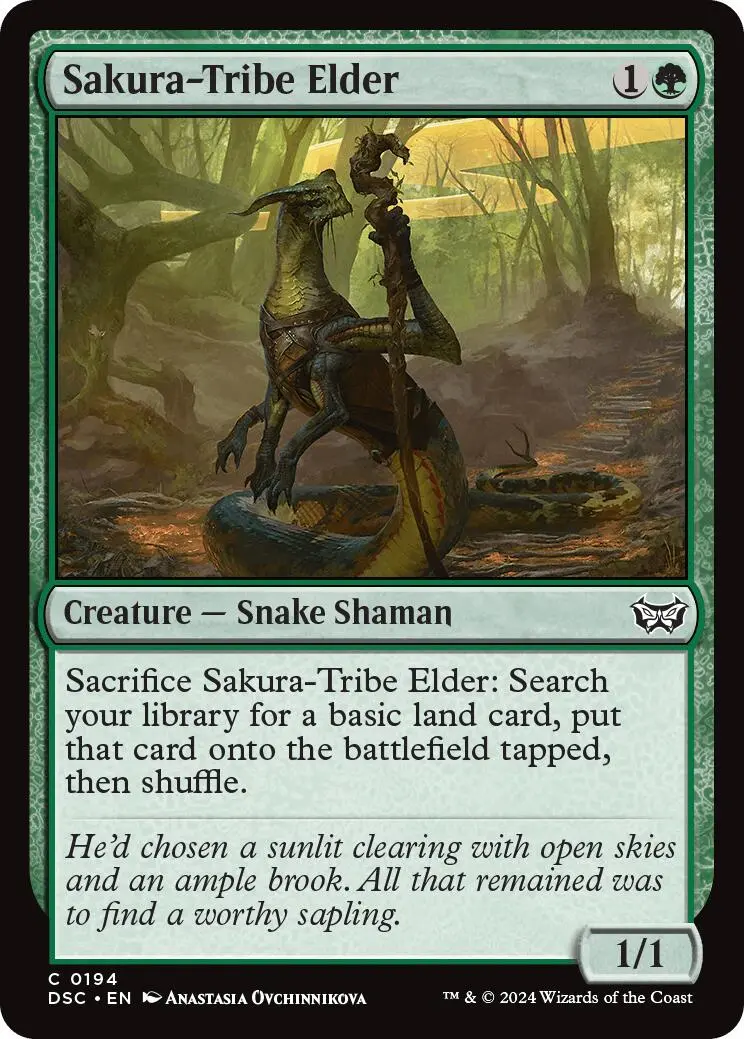 Sakura-Tribe Elder [Duskmourn: House Of Horror Commander] 1