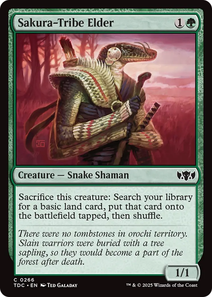 Sakura-Tribe Elder [Tarkir: Dragonstorm Commander] 1
