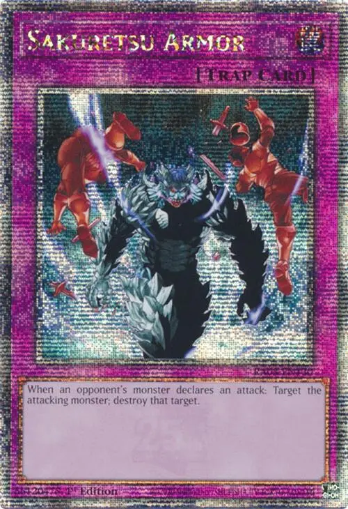 Sakuretsu Armor (Quarter Century Secret Rare) [Ra03-En130] Quarter Century Secret Rare 1
