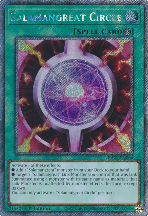 Salamangreat Circle (Platinum Secret Rare) [Ra03-En066] Platinum Secret Rare 1