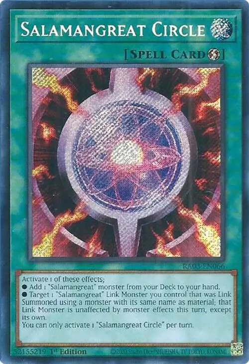 Salamangreat Circle (Secret Rare) [Ra03-En066] Secret Rare 1