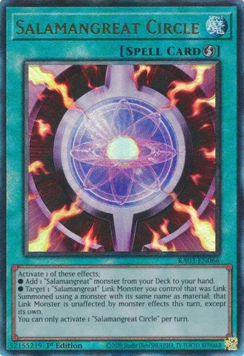 Salamangreat Circle (Utr) [Ra03-En066] Prismatic Ultimate Rare 1