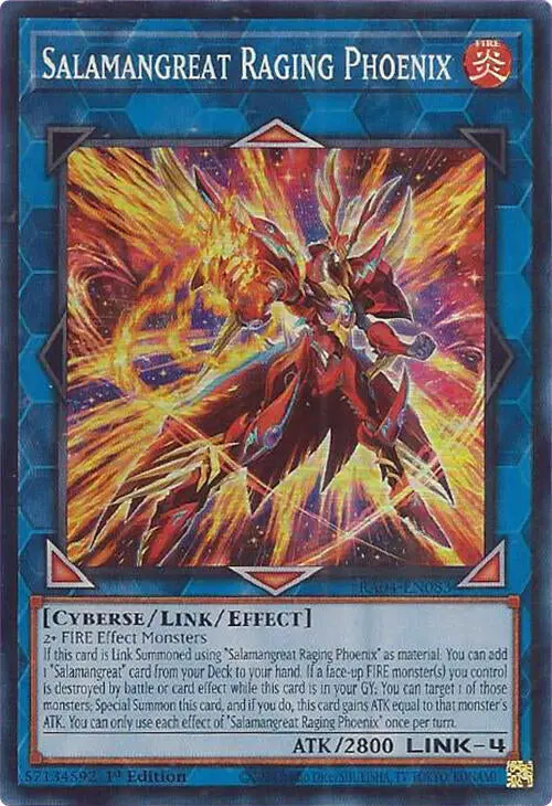 Salamangreat Raging Phoenix [Ra04-En083] Super Rare 1