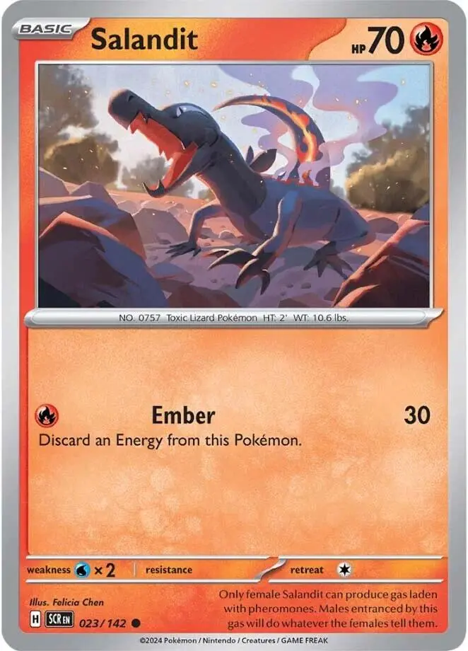 Salandit (023/142) [Scarlet & Violet: Stellar Crown] 1