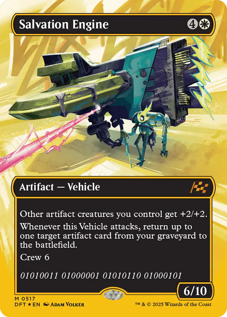 Salvation Engine (Borderless) (First-Place Foil) [Aetherdrift] 1