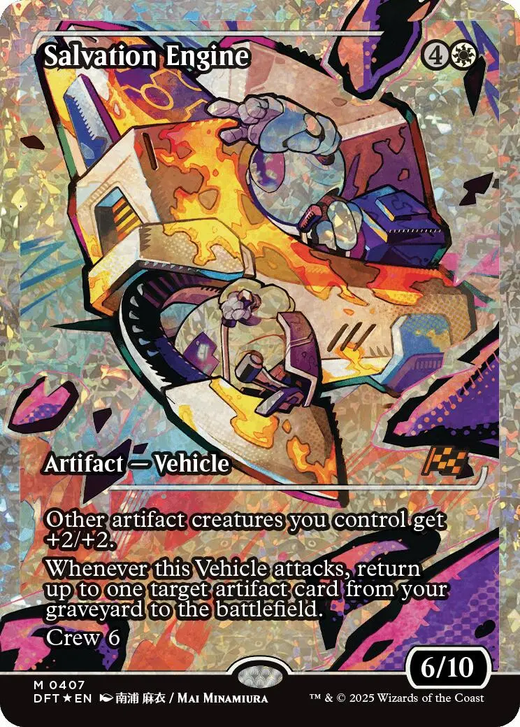 Salvation Engine (Showcase Fracture Foil) (Japanese) [Aetherdrift] 1