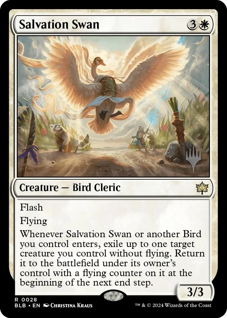 Salvation Swan (Promo Pack) [Bloomburrow Promos] 1