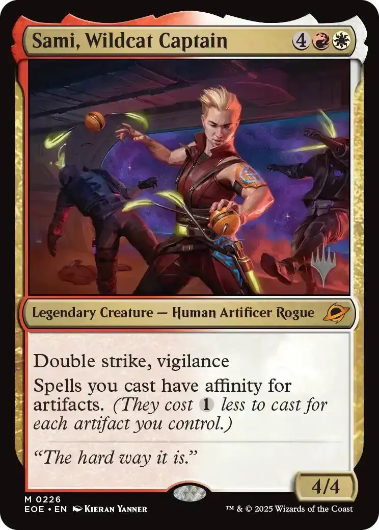 Sami, Wildcat Captain (Promo Pack) [Edge Of Eternities Promo Pack] 1