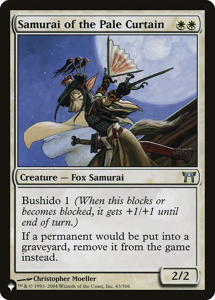 Samurai Of The Pale Curtain [The List] 1