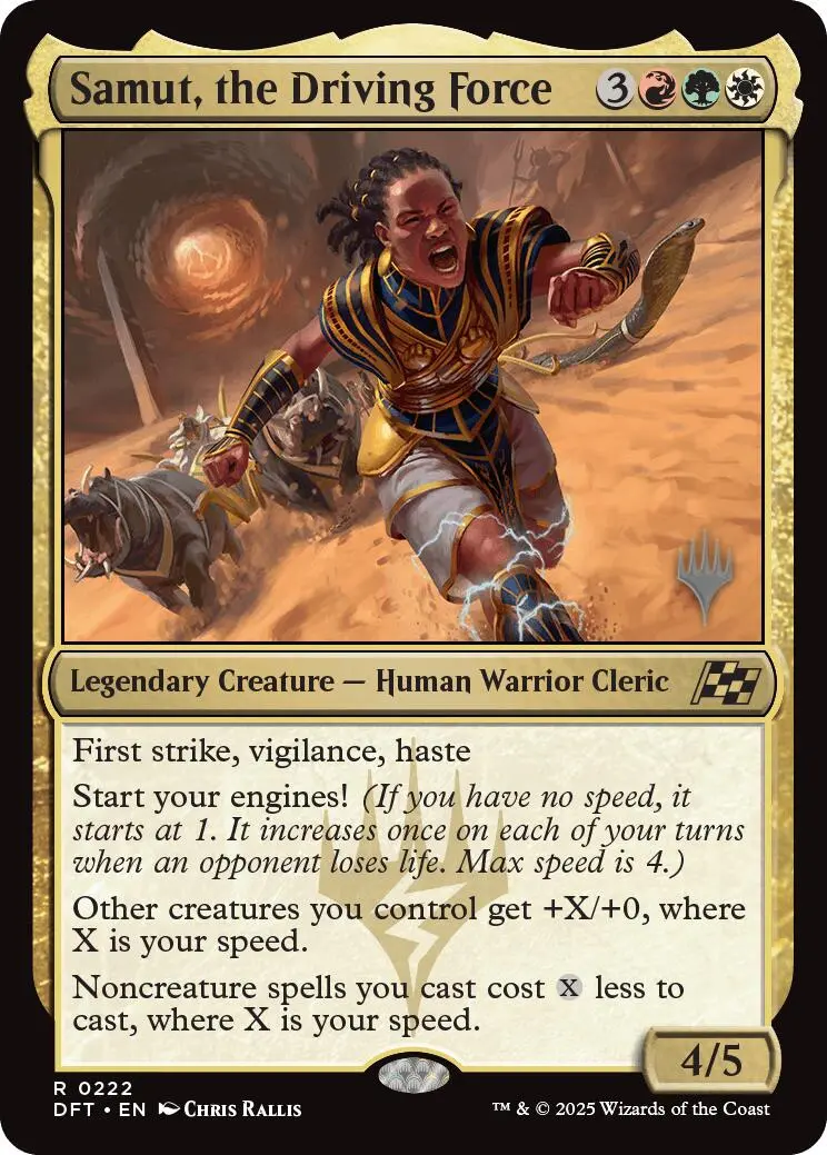 Samut, The Driving Force (Promo Pack) [Aetherdrift Promos] 1
