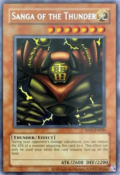 Sanga Of The Thunder [Rp01-En030] Rare 1