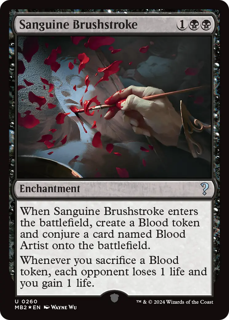 Sanguine Brushstroke [Mystery Booster 2] 1