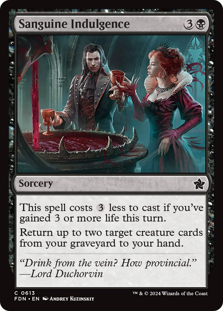 Sanguine Indulgence [Foundations] 1