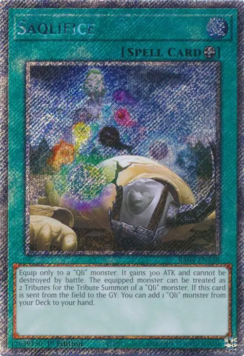 Saqlifice [Ra04-En238] Platinum Secret Rare 1