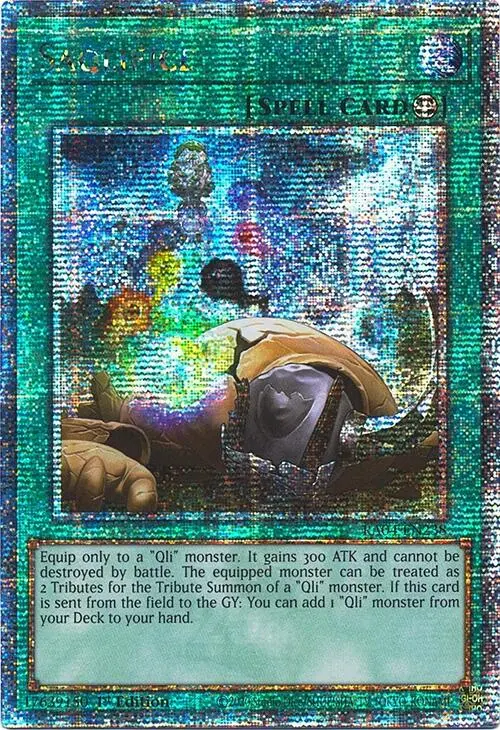 Saqlifice [Ra04-En238] Quarter Century Secret Rare 1