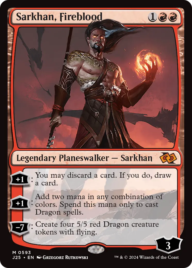 Sarkhan, Fireblood [Foundations Jumpstart] 1