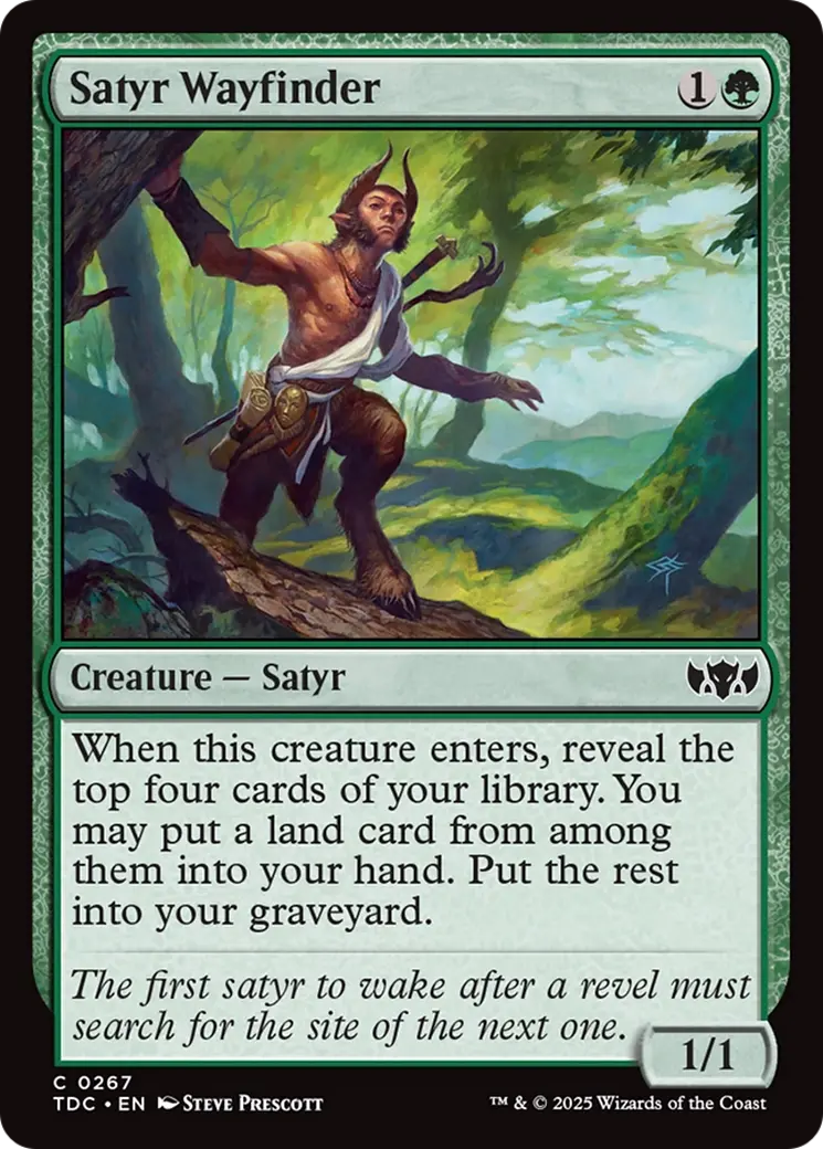Satyr Wayfinder [Tarkir: Dragonstorm Commander] 1