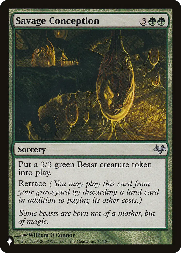 Savage Conception [The List] 1