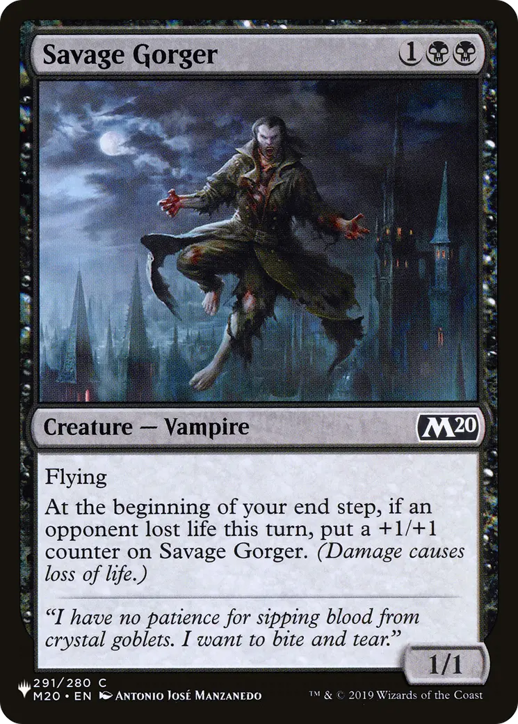 Savage Gorger [The List] 1