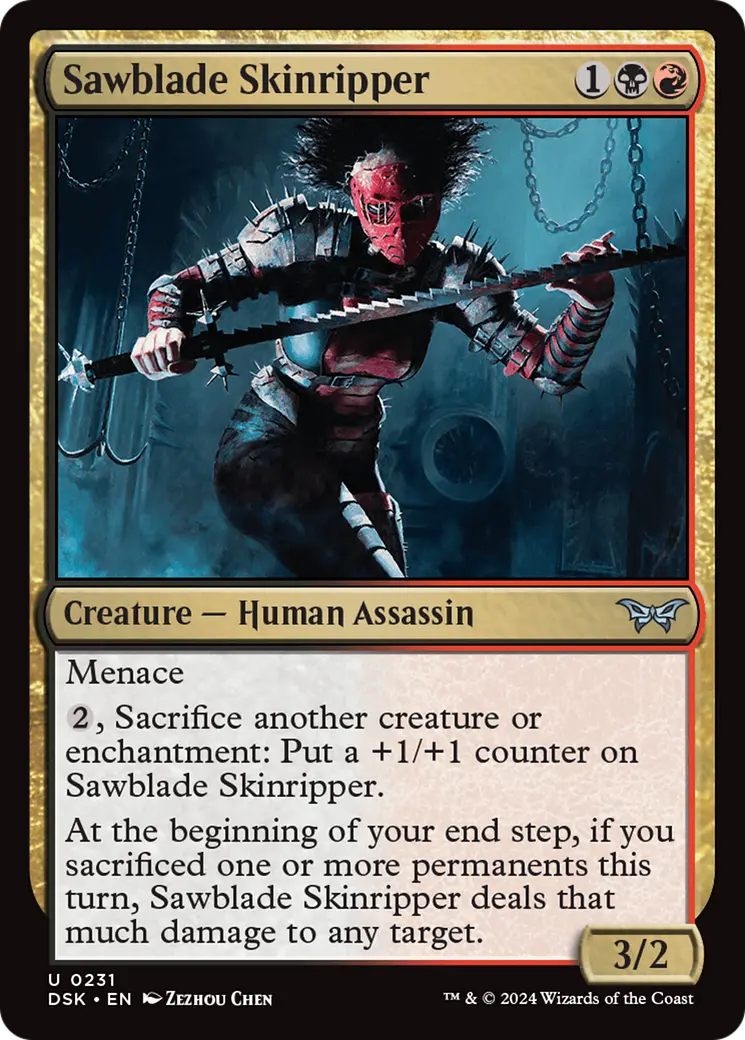 Sawblade Skinripper [Duskmourn: House Of Horror] 1