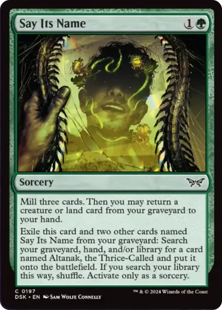 Say Its Name [Duskmourn: House Of Horror] 1