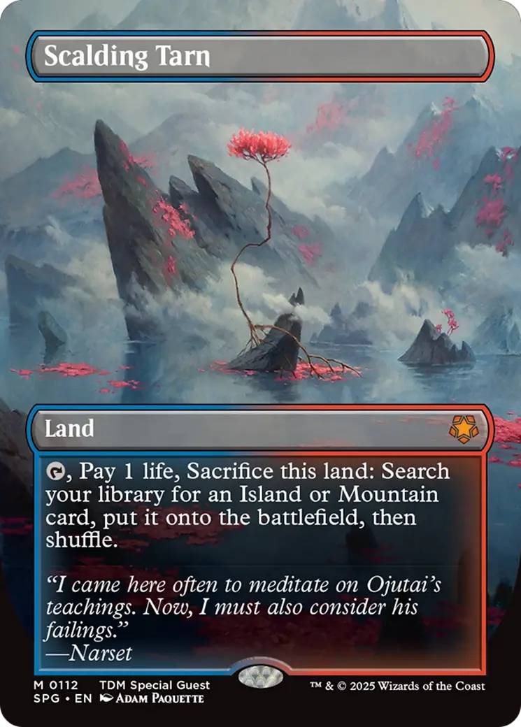 Scalding Tarn (Borderless) [Tarkir: Dragonstorm Special Guests] 1
